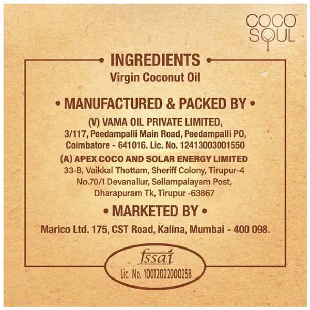 Coco Soul Virgin Coconut Oil - Cold Pressed, Natural, 500 ml-9.webp